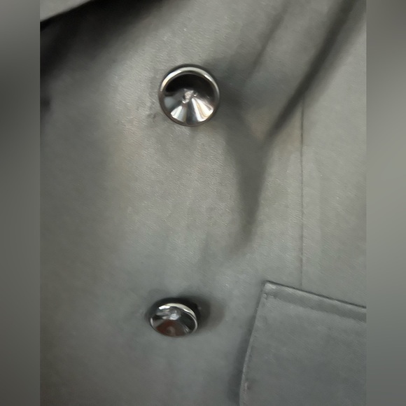 Nine West Size 14W Black Dress Jacket with Shoulder Pads - Picture 6 of 14